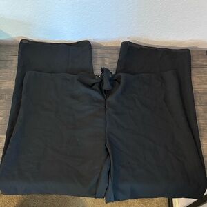 Black swim cover up pants size small